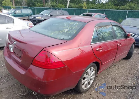 2007 Honda Accord 3.0 Ex из США, поврежденный, VIN 1HGCM66577A058040